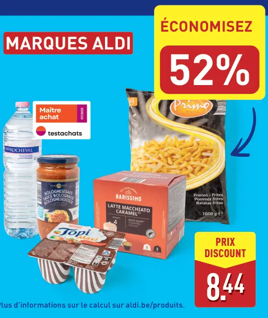 Offre: Bolognese Sauce, Latte Macchiato Caramel, Fre