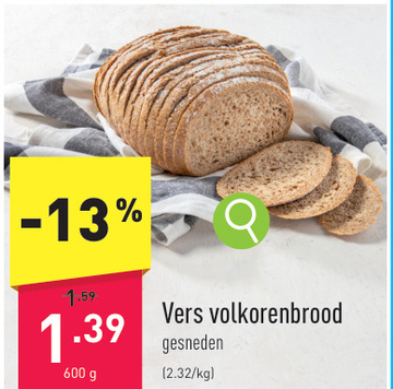 Aanbieding: Vers volkorenbrood 
