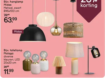 Aanbieding: Diverse hanglampen