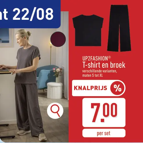 Promotie: T-shirt en broek