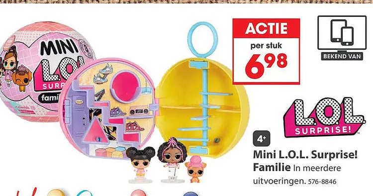 Aanbieding: Mini L.O.L. Surprise! Familie