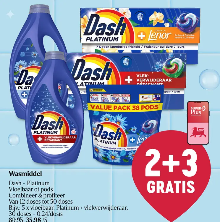 Promotie: Dash - Platinum