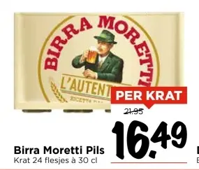 Aanbieding: Birra Moretti Pils