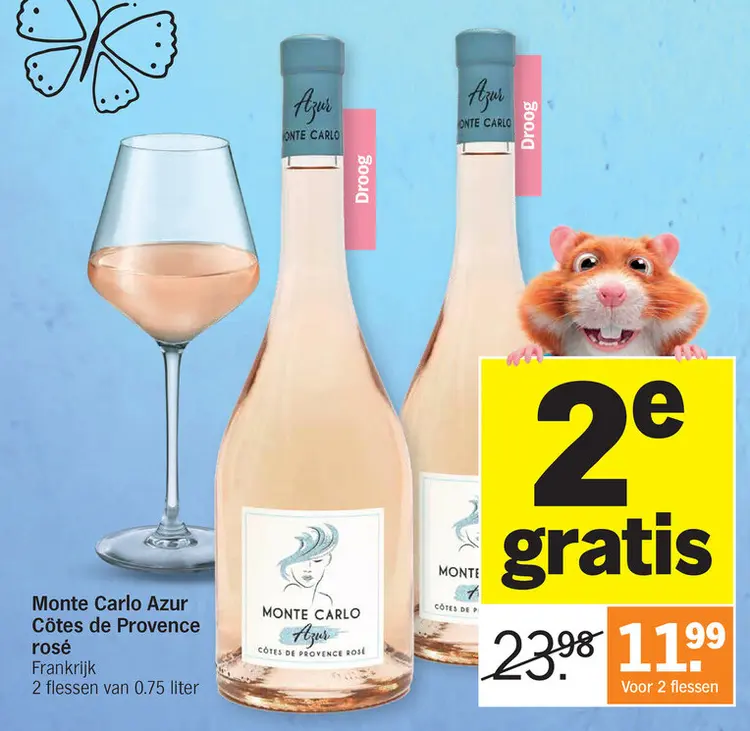 Promotie: Monte Carlo Azur Côtes de Provence rosé