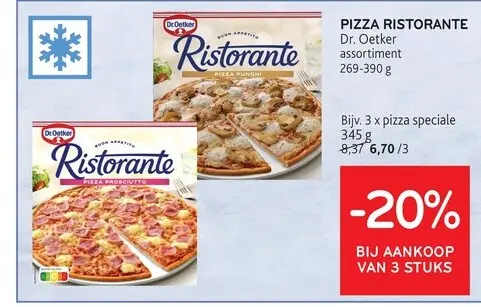 Promotie: Pizza ristorante