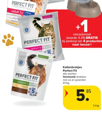 Aanbieding: kattenbrokjes perfect fit