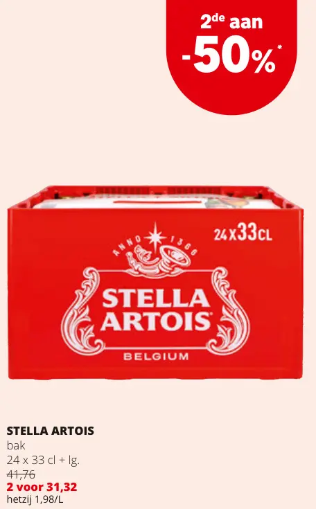 Promotie: Stella artois