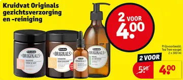 Aanbieding: Kruidvat Originals gezichtsverzorging en -reiniging