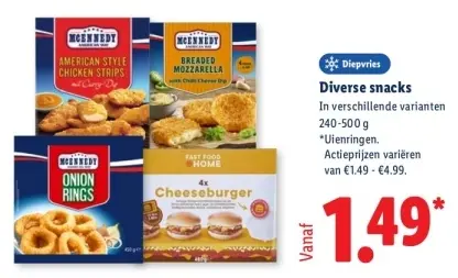 Aanbieding: Diverse snacks