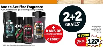 Aanbieding: Axe en Axe Fine Fragrance