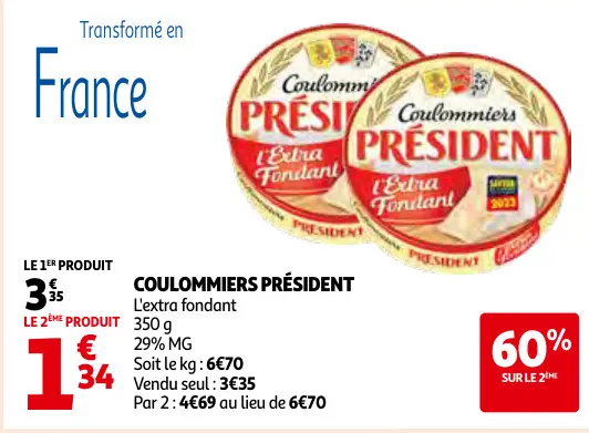 Promotie: Coulommiers président