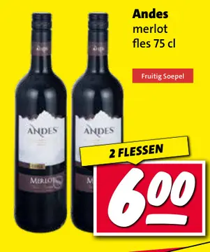Aanbieding: Andes merlot