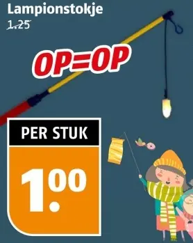 Aanbieding: Lampionstokje