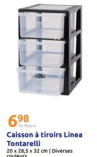Offre: Caisson à tiroirs Linea