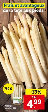 Offre: Asperges blanches XXL