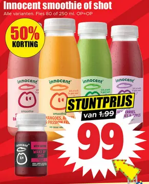 Aanbieding: Smoothie of shot