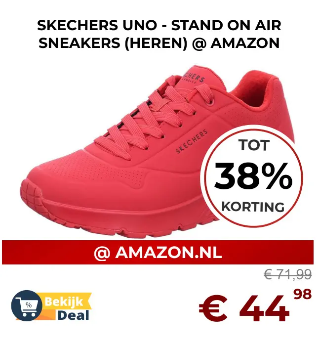 Aanbieding: Skechers uno - stand on air sneakers (heren)