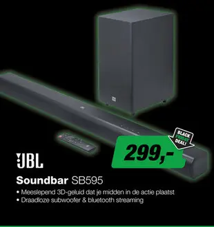 Aanbieding: JBL SB 595 Soundbar Zwart