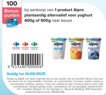 Aanbieding: Alpro plantaardig alternatief voor yoghurt