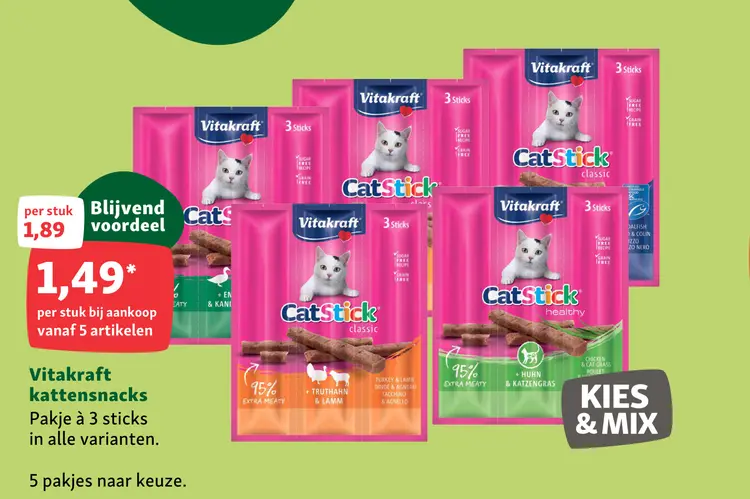 Aanbieding: Kattensnacks