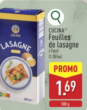 Offre: Cucina Feuilles de lasagne