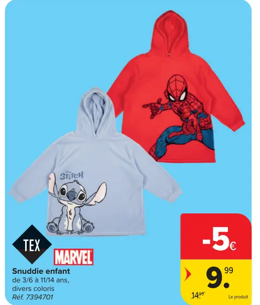 Offre: Snuddie enfant
