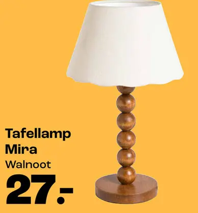 Promotie: Tafellamp Mira