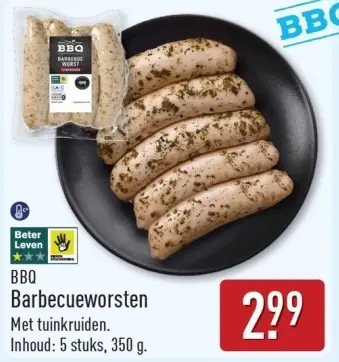Aanbieding: Barbecueworsten
