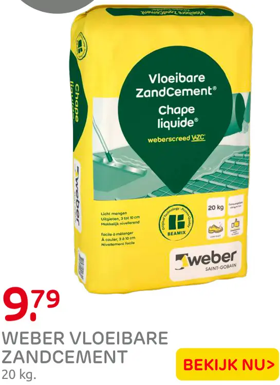 Aanbieding: Vloeibare Zandcement