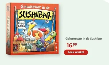 Aanbieding: Geharrewar in de Sushibar