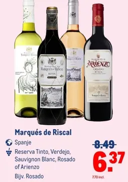 Aanbieding: Marqués de Riscal