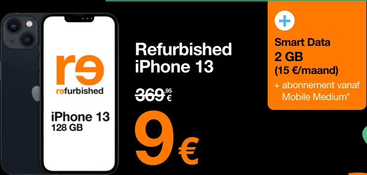Promotie: Refurbished iPhone 13