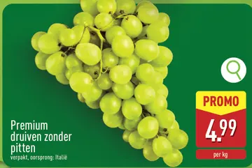 Aanbieding: Premium druiven zonder pitten