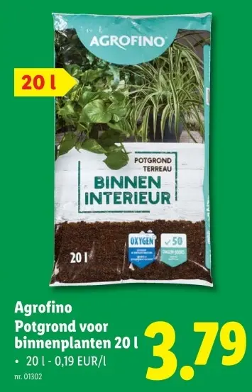 Aanbieding: Potgrond voor binnenplanten