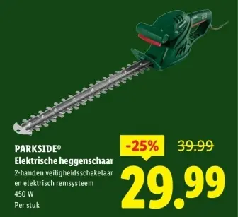 Aanbieding: Elektrische heggenschaar