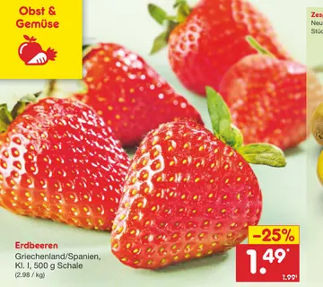 Aanbieding: Erdbeeren