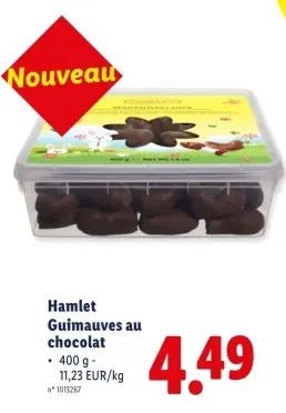 Offre: Guimauves au chocolat