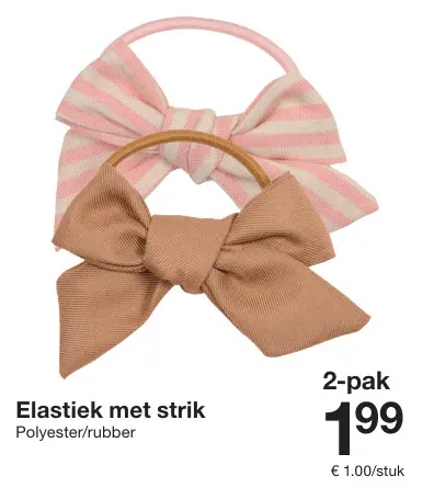 Promotie: Elastiek met strik