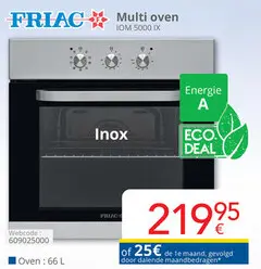 Promotie: Multi oven IOM 5000 IX