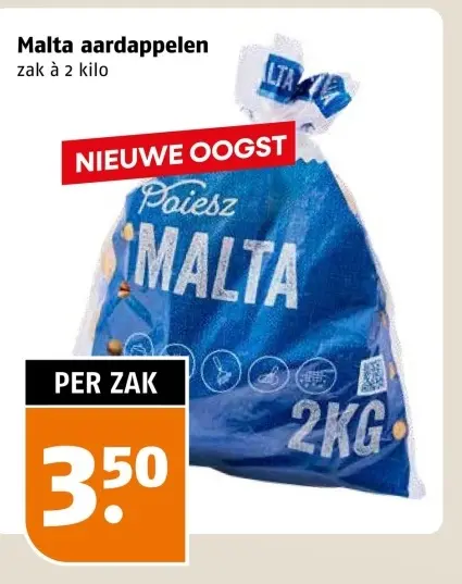 Aanbieding: Malta aardappelen