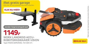 Aanbieding: WORX LANDROID ACCU-ROBOTGRASMAAIER VISION