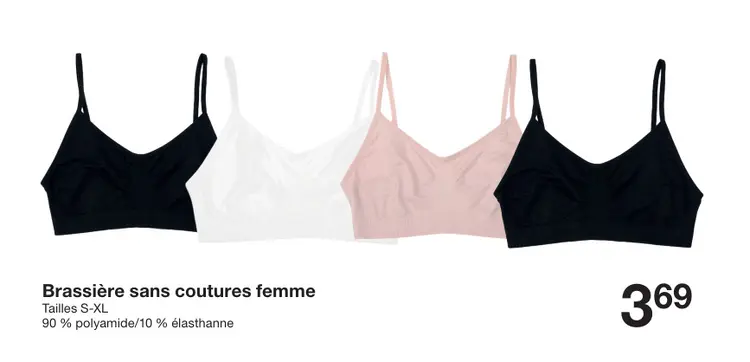 Offre: Brassière sans coutures femme