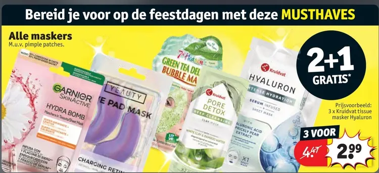 Promotie: Alle maskers