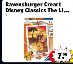 Aanbieding: Creart Disney Classics The Lion King Schilderen