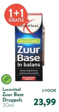 Aanbieding: Lucovitaal Zuur Base Druppels