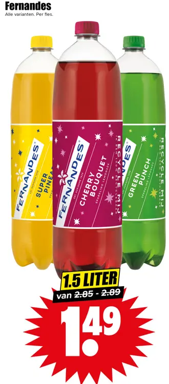 Aanbieding: Fernandes Sparkling Lemonade