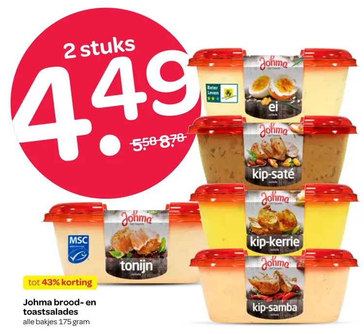 Aanbieding: Brood- en toastsalades
