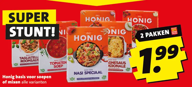 Aanbieding: Honig basis voor soepen of mixen