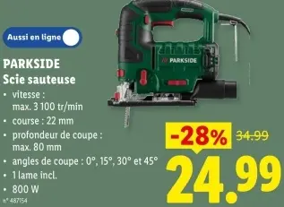 Offre: Scie sauteuse