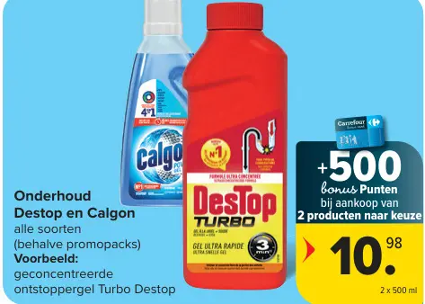 Promotie: Onderhoud Destop en Calgon
